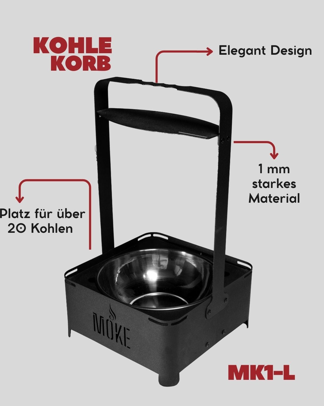 MK1-Lounge – Der ultimative Kohlekorb für Lounges