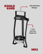 MK2 – Ultraleichter Skelett Kohlekorb